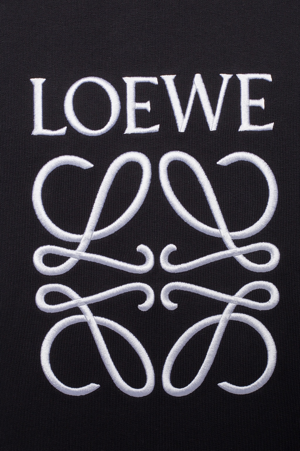 Black Logo embroidered Sweatshirt Loewe Vitkac GB